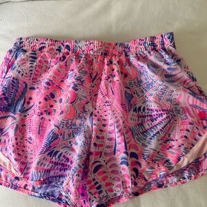 Lilly Pulitzer Athletic Shorts in Pink and Blue